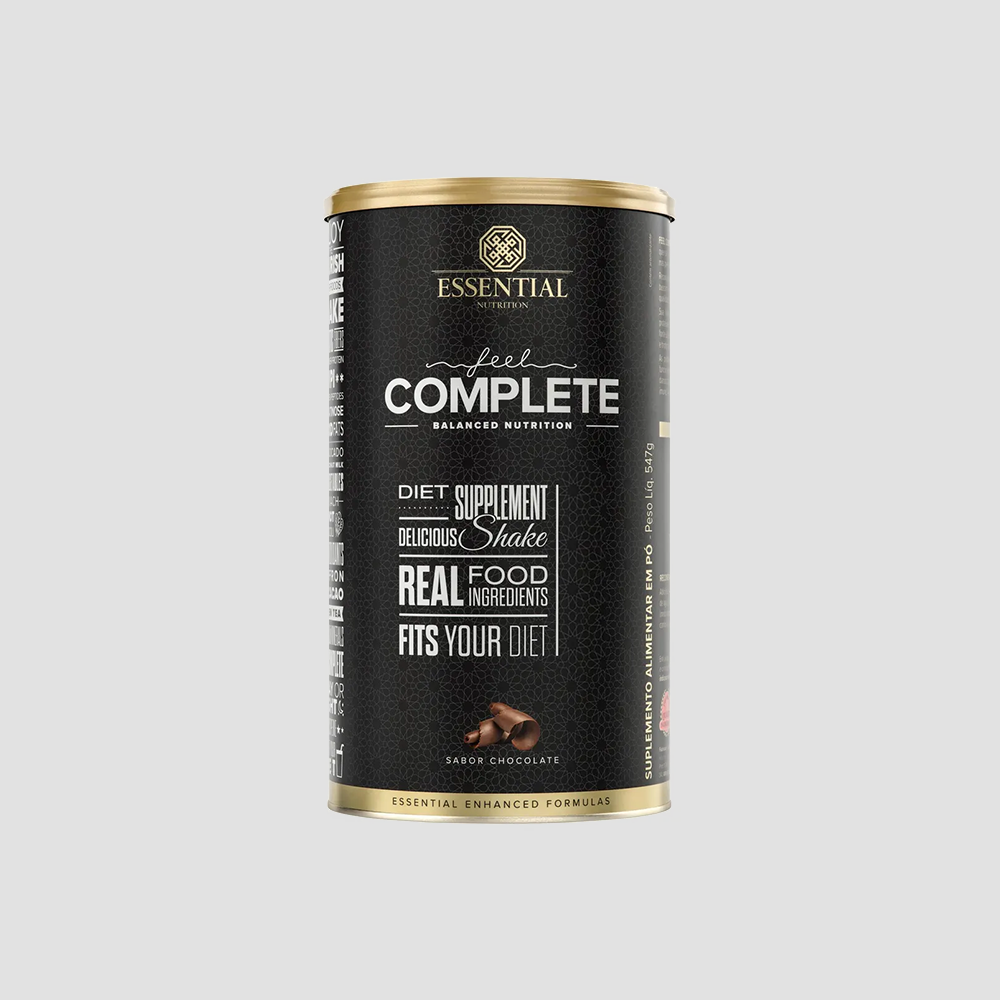 ESSENTIAL FEEL COMPLETE EM PÓ 547G | CHOCOLATE