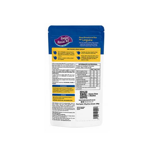 KONJAC MACARRÃO MASSA POUCH LINGUINE 200G