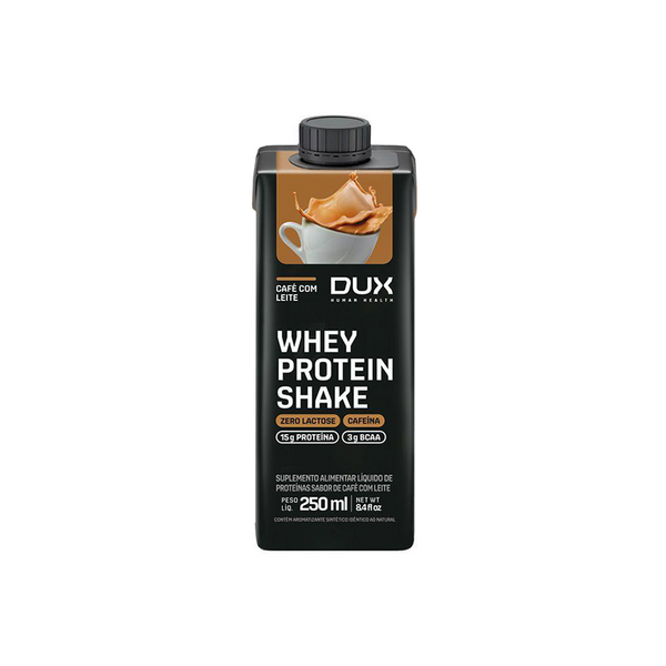 DUX WHEY PROTEIN SHAKE CAFÉ COM LEITE 250ML