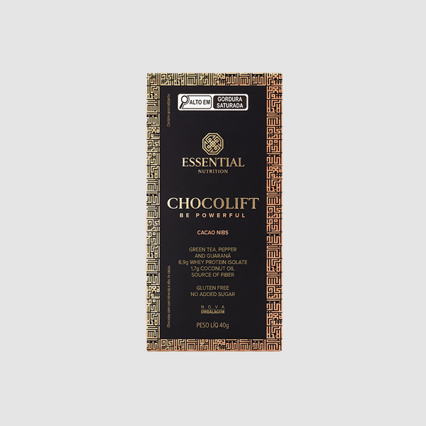 ESSENTIAL CHOCOLATE ZERO ACUCAR 40G CACAU NIBS