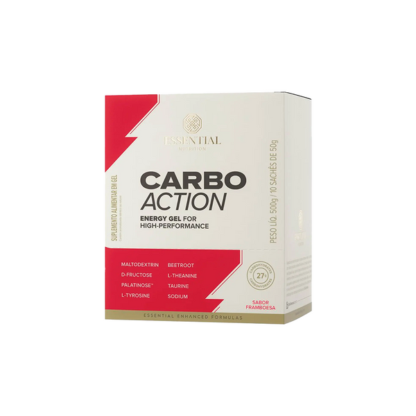 ESSENTIAL GEL CARB-UP FRAMBOESA 50G BOX C/12 UNIDADES