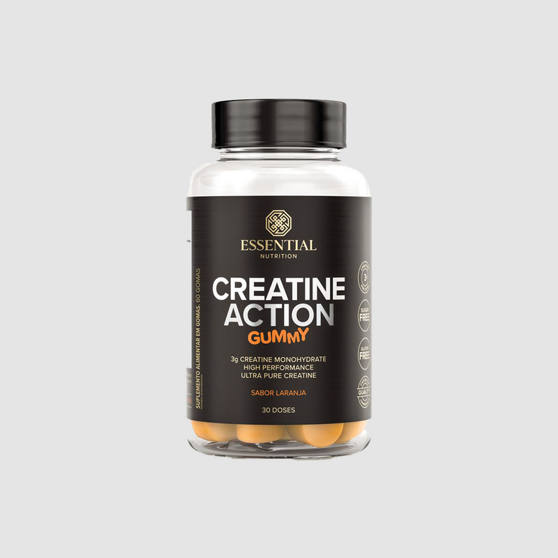 ESSENTIAL CREATINA GUMMY LARANJA 60 GOMAS