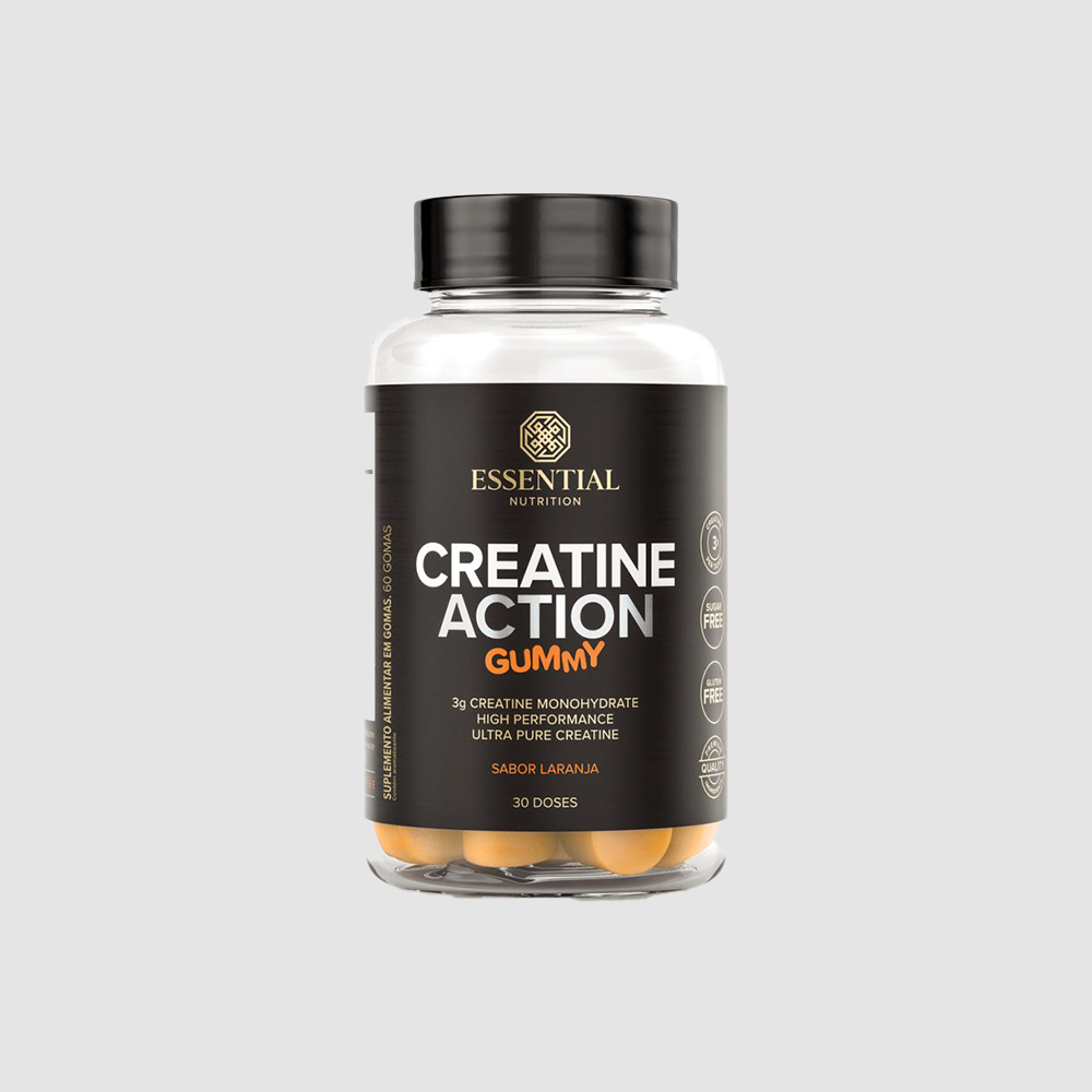ESSENTIAL CREATINA GUMMY LARANJA 30 DOSES