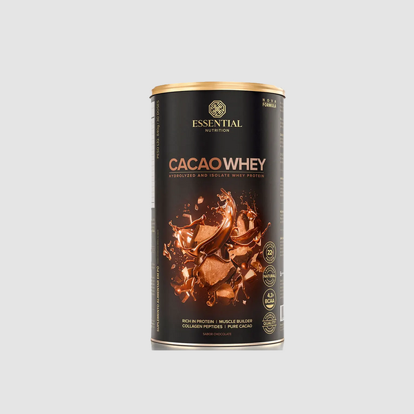 ESSENTIAL CACAO WHEY LATA 840G