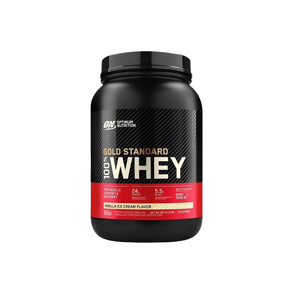 OPTIMUM NUTRITION WHEY GOLD SABOR BAUNILHA 900G