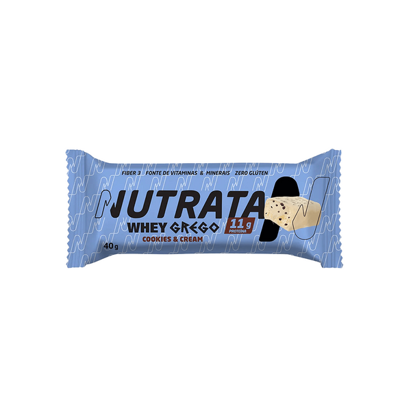 BARRA PROTEICA NUTRATA SABOR COOKIES E CREAM 40G