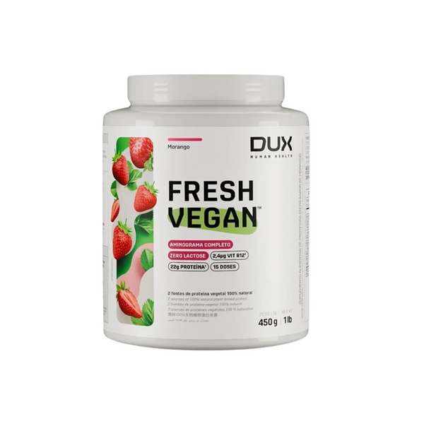 DUX FRESHVEGAN EM PÓ MORANGO 450G