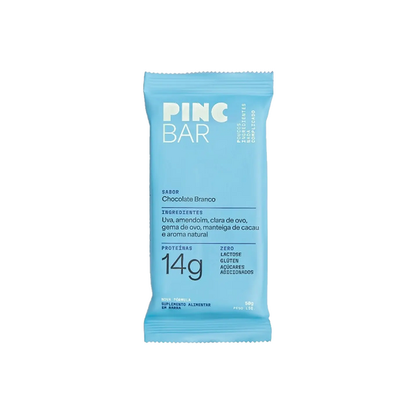 BARRA DE PROTEINA CHOCOLATE BRANCO PINC 50G