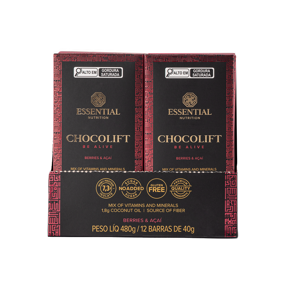 ESSENTIAL CHOCOLIFT BE ALIVE CACAU 480G