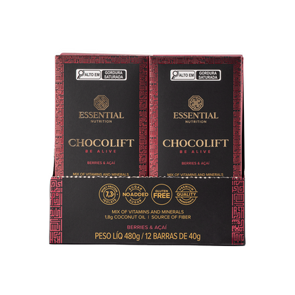 ESSENTIAL CHOCOLIFT BE ALIVE CACAU 480G
