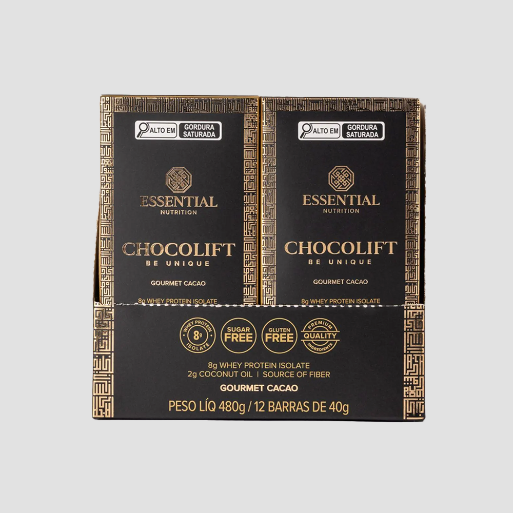 ESSENTIAL CHOCOLIFT BE UNIQUE CACAU 480G