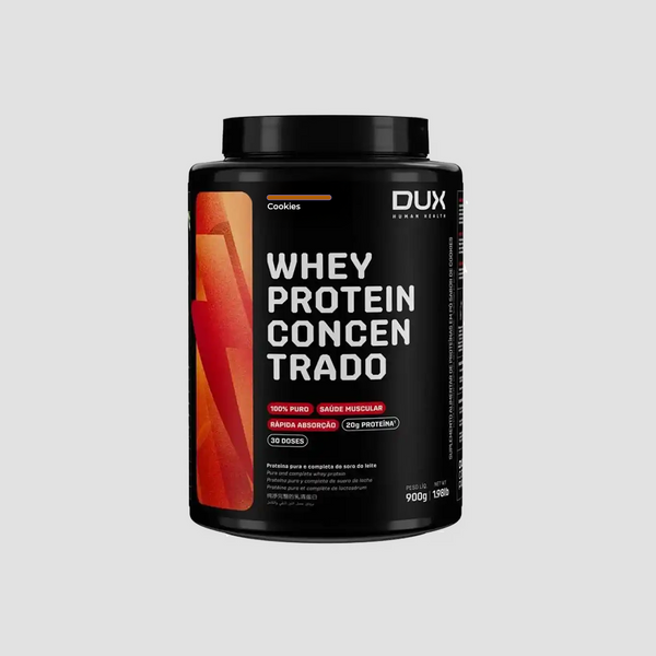 DUX WHEY PROTEIN CONCENTRADO EM PÓ - POTE 900G