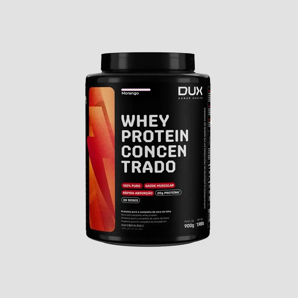 DUX WHEY PROTEIN CONCENTRADO EM PÓ - POTE 900G