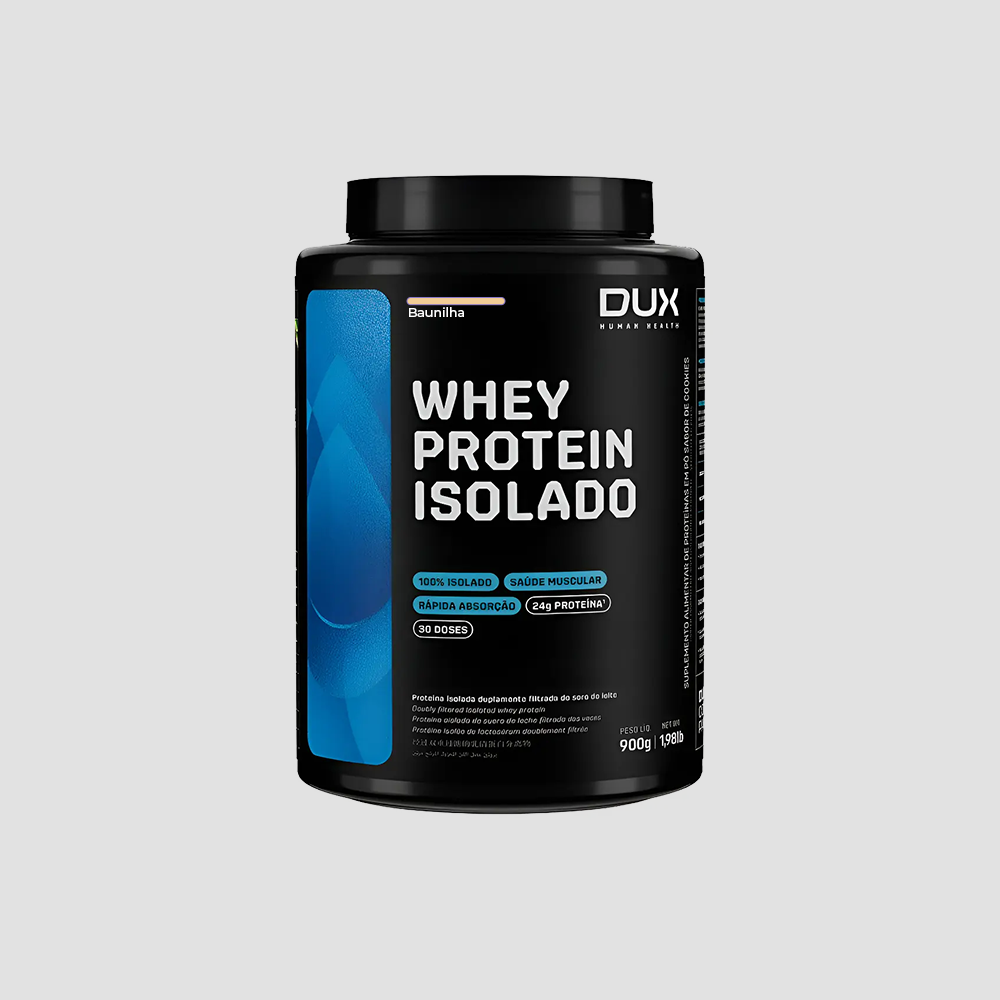 DUX WHEY PROTEIN ISOLADO EM PÓ - POTE 900G