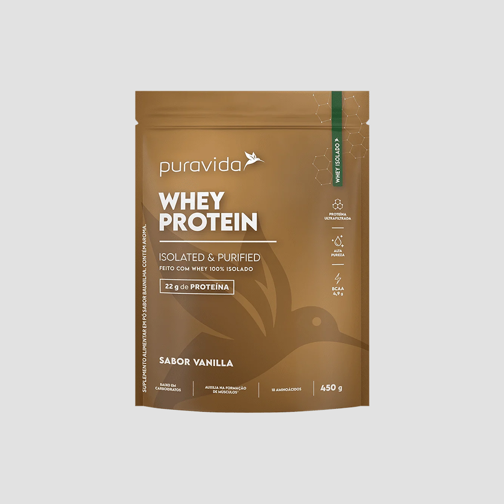 PURAVIDA WHEY PROTEIN ISOLADO 450G