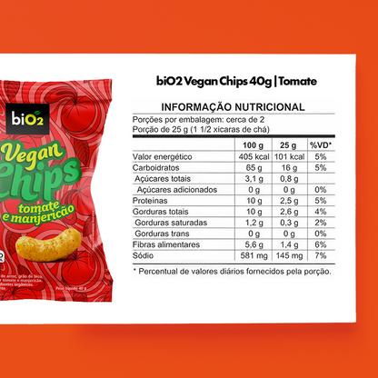 BIO2 VEGAN CHIPS 40G