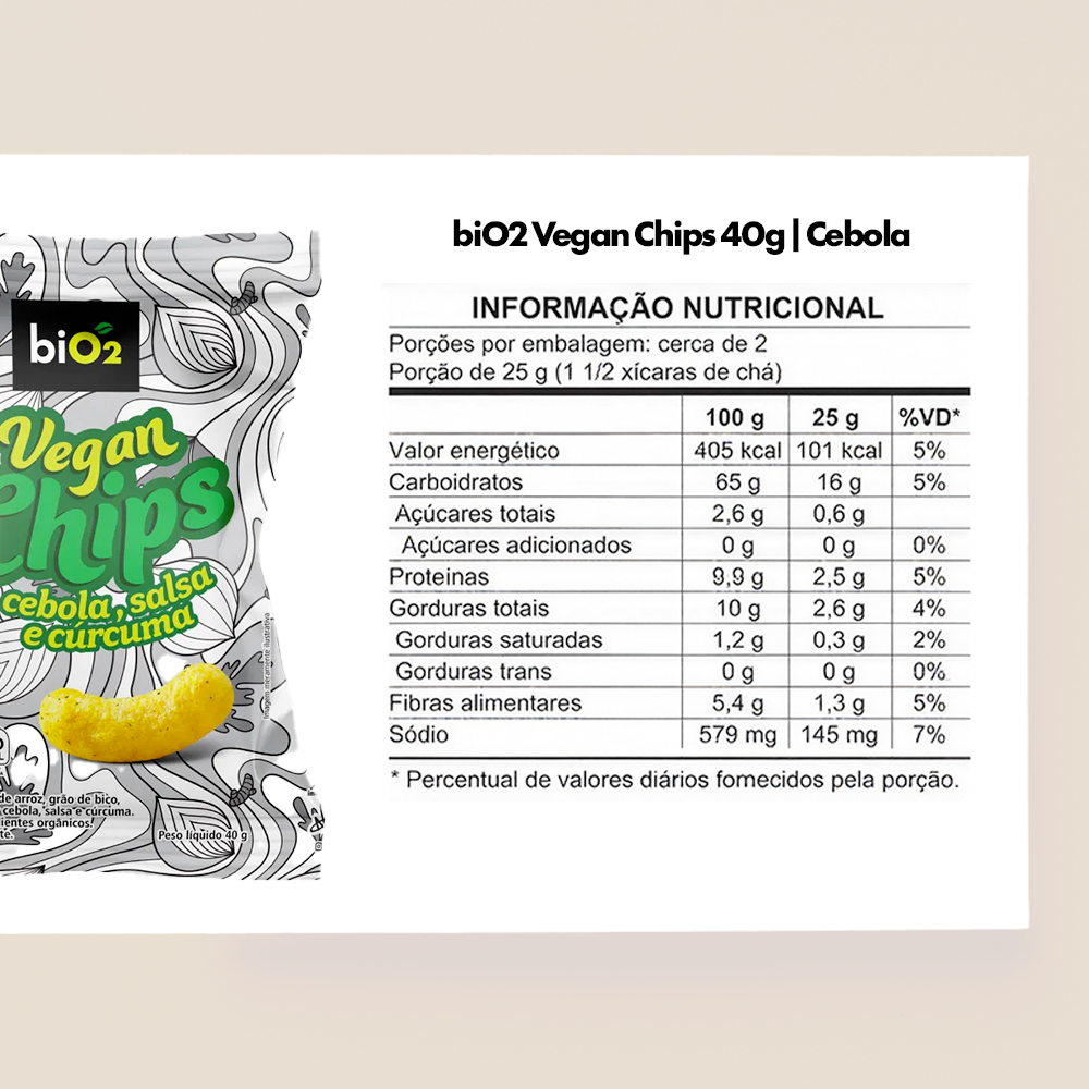 BIO2 VEGAN CHIPS 40G