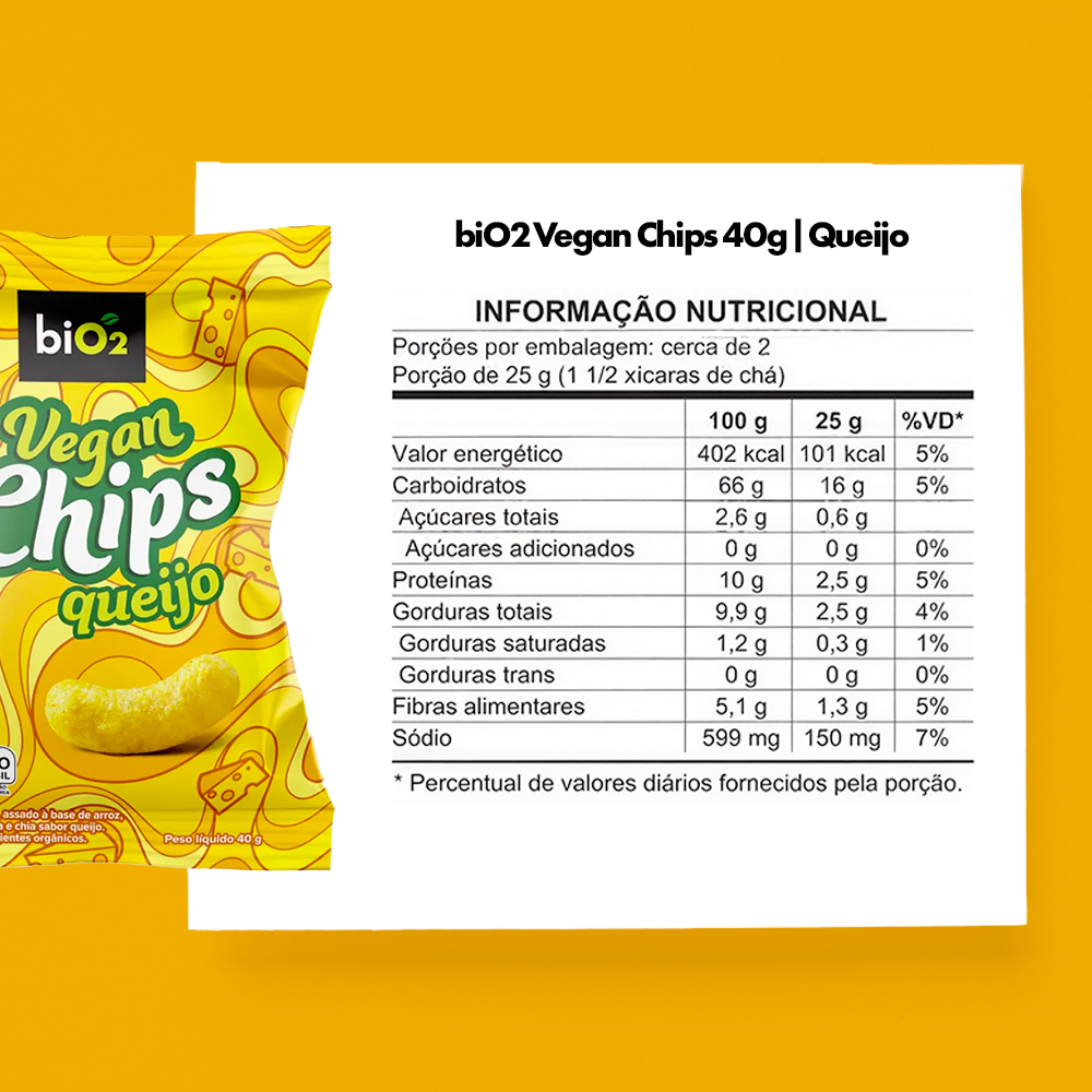 BIO2 VEGAN CHIPS 40G