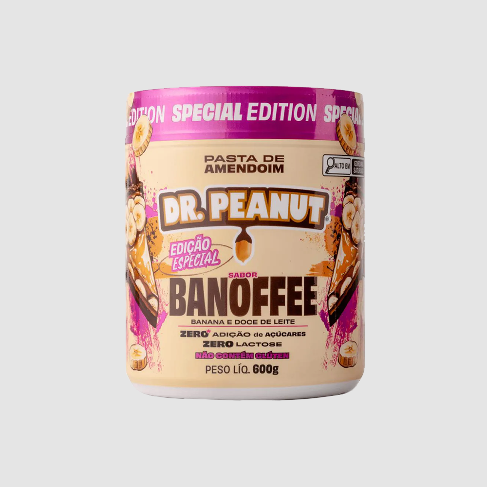 PASTA DE AMENDOIM DR. PEANUT BANOFFE 600G