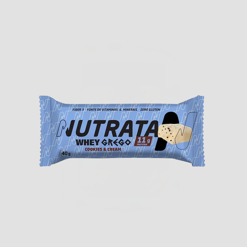 BARRA PROTEICA NUTRATA SABOR COOKIES E CREAM 40G