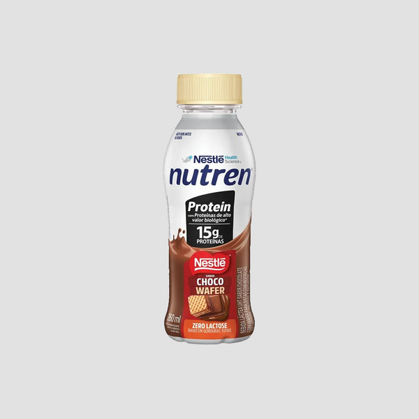 NUTREN NESTLÉ PROTEIN 15G SABOR CHOCOWAFER  260ML