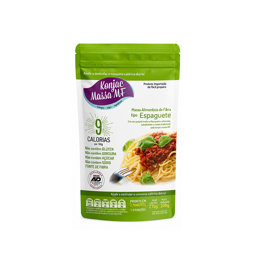 KONJAC MACARRÃO MASSA POUCH ESPAGUETE 200G