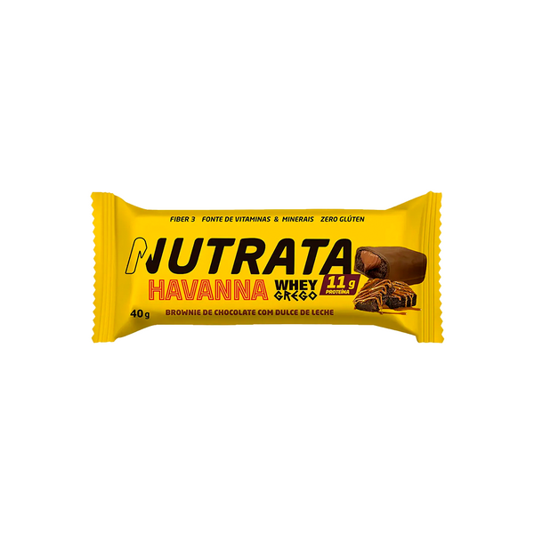 BARRA PROTEICA NUTRATA SABOR DOCE DE LEITE E BROWNIE 40G