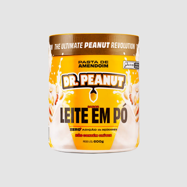 PASTA DE AMENDOIM DR. PEANUT LEITE EM PÓ 600G