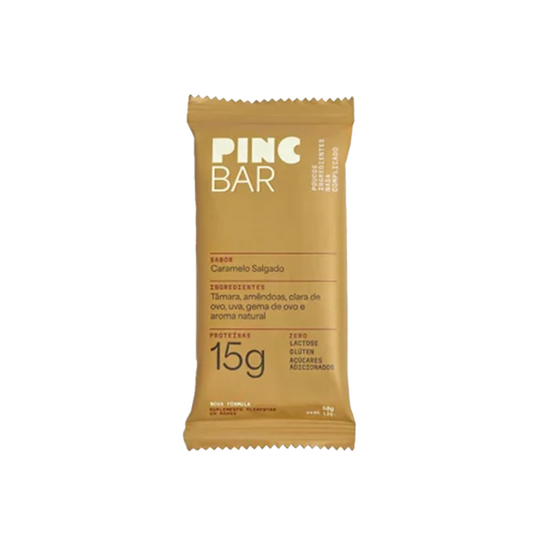 BARRA DE PROTEÍNA PINC CARAMELO SALGADO 50G