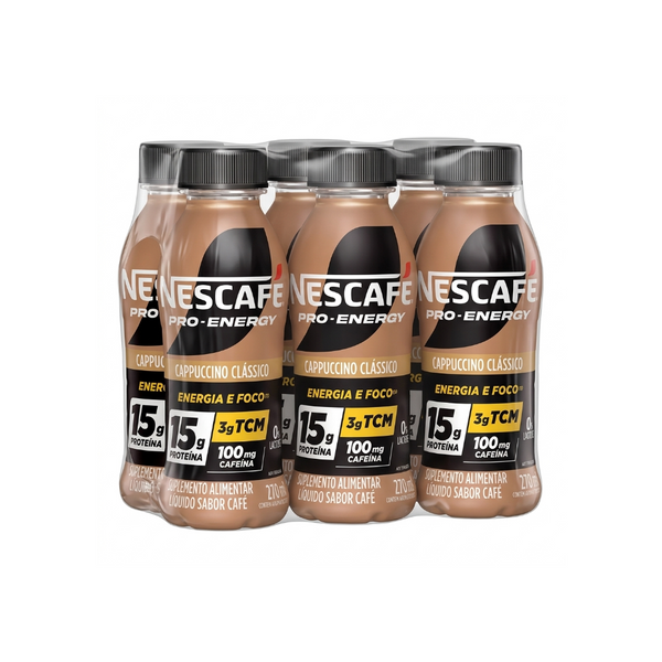 NESTLÉ BEBIDA LÁCTEA NESCAFÉ CLASSIC 270ML PACK C/6 UNIDADES