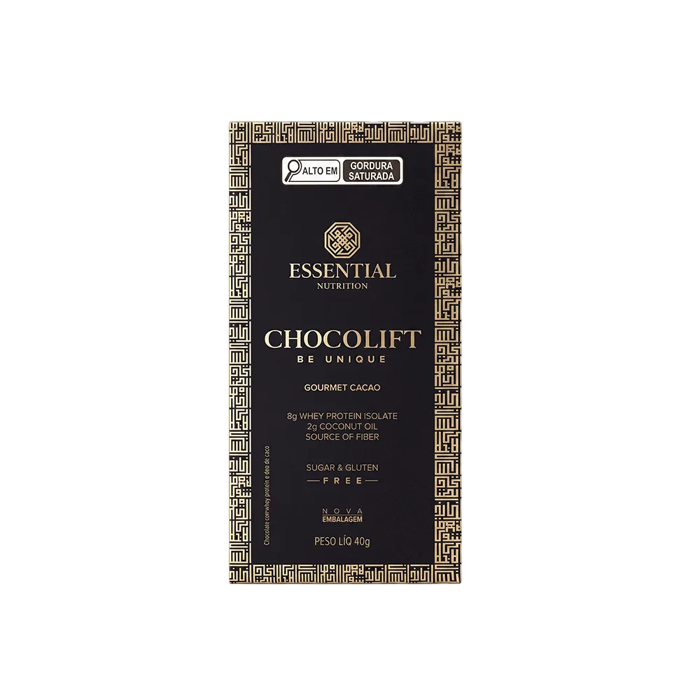 ESSENTIAL CHOCOLATE ZERO 40G CACAU GOURMET