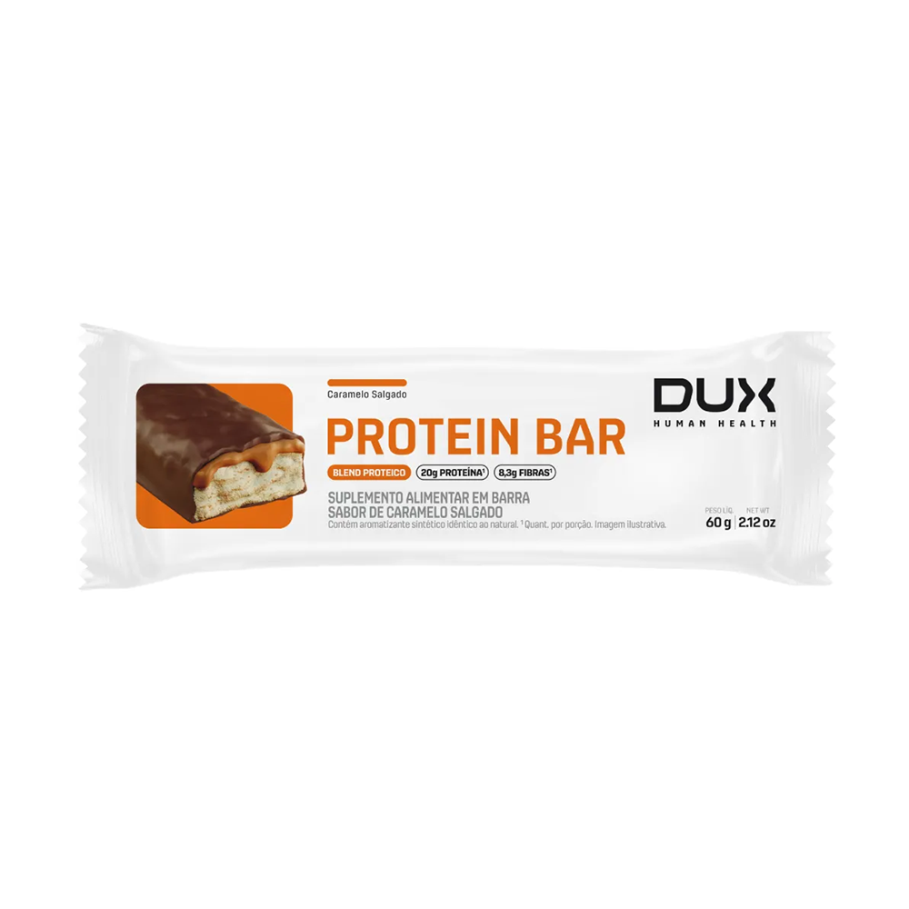 DUX PROTEIN BAR CARAMELO SALGADO 60G