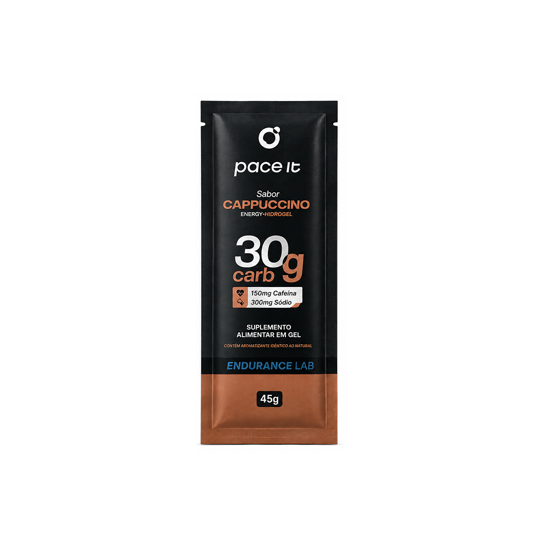 PACE IT HIDROGEL ENERGÉTICO CAPPUCCINO COM CAFEÍNA 45G