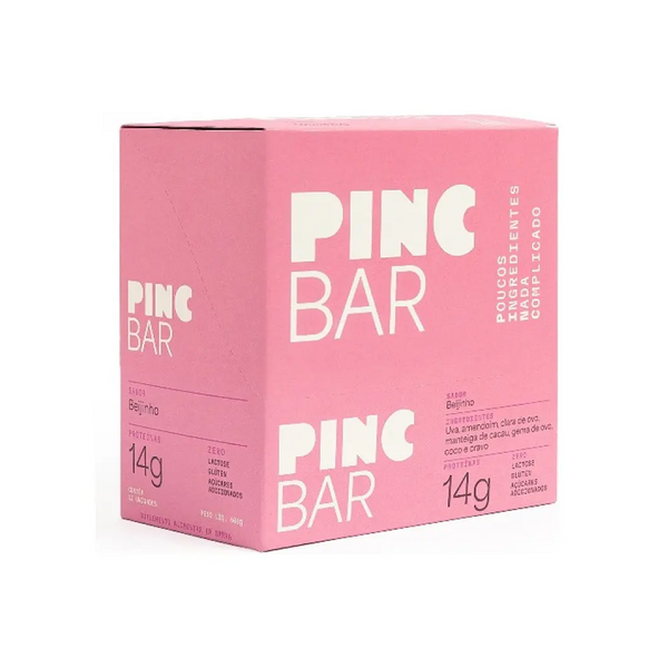 BARRA DE PROTEÍNA PINC BEIJINHO 50G C/12 UNIDADES